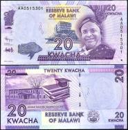 20 Kwacha Malawi 2015, P63b UNC - Kliknutím na obrázok zatvorte -